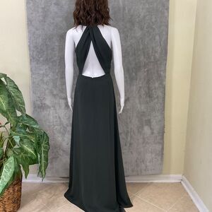 JILL Jill Stuart Backless FULL LENGTH GOWN MAXI DRESS women’s size 2 Green *